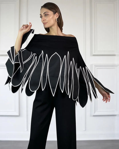 Burcu Aslan Blouse GORMA LIMITED EDITION FLEXIBLE CLOAK-BLOUSE
