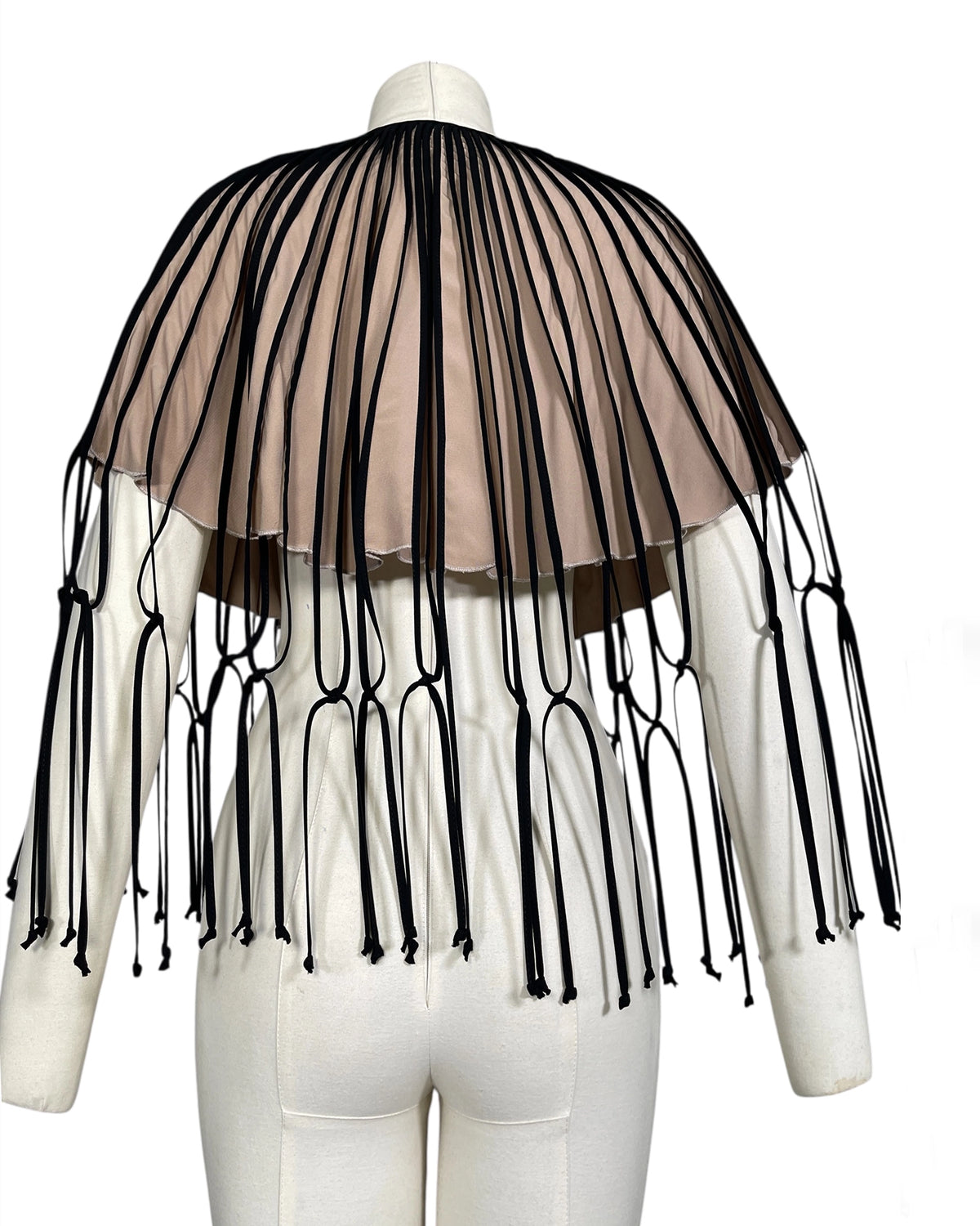 Burcu Aslan Accessory KUMU FRINGED CAPE / CLOAK