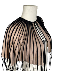 Burcu Aslan Accessory KUMU FRINGED CAPE / CLOAK