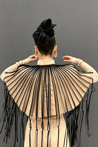 KUMU FRINGED CAPE / CLOAK