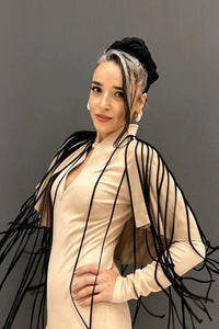 KUMU FRINGED CAPE / CLOAK
