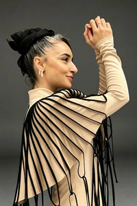 KUMU FRINGED CAPE / CLOAK