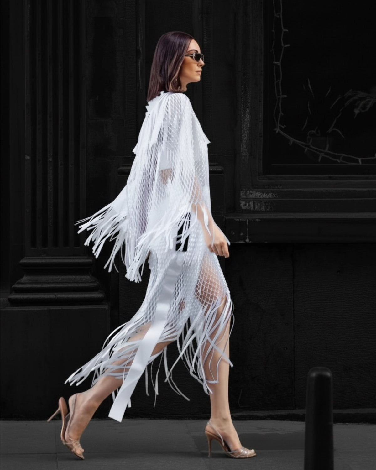 Burcu Aslan Dress MIROLA LOOK (TOTAL 4 PIECES)