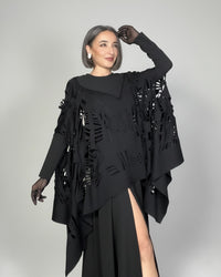 Burcu Aslan Tunic NODA OVERSIZE LAZER CUT TUNIC