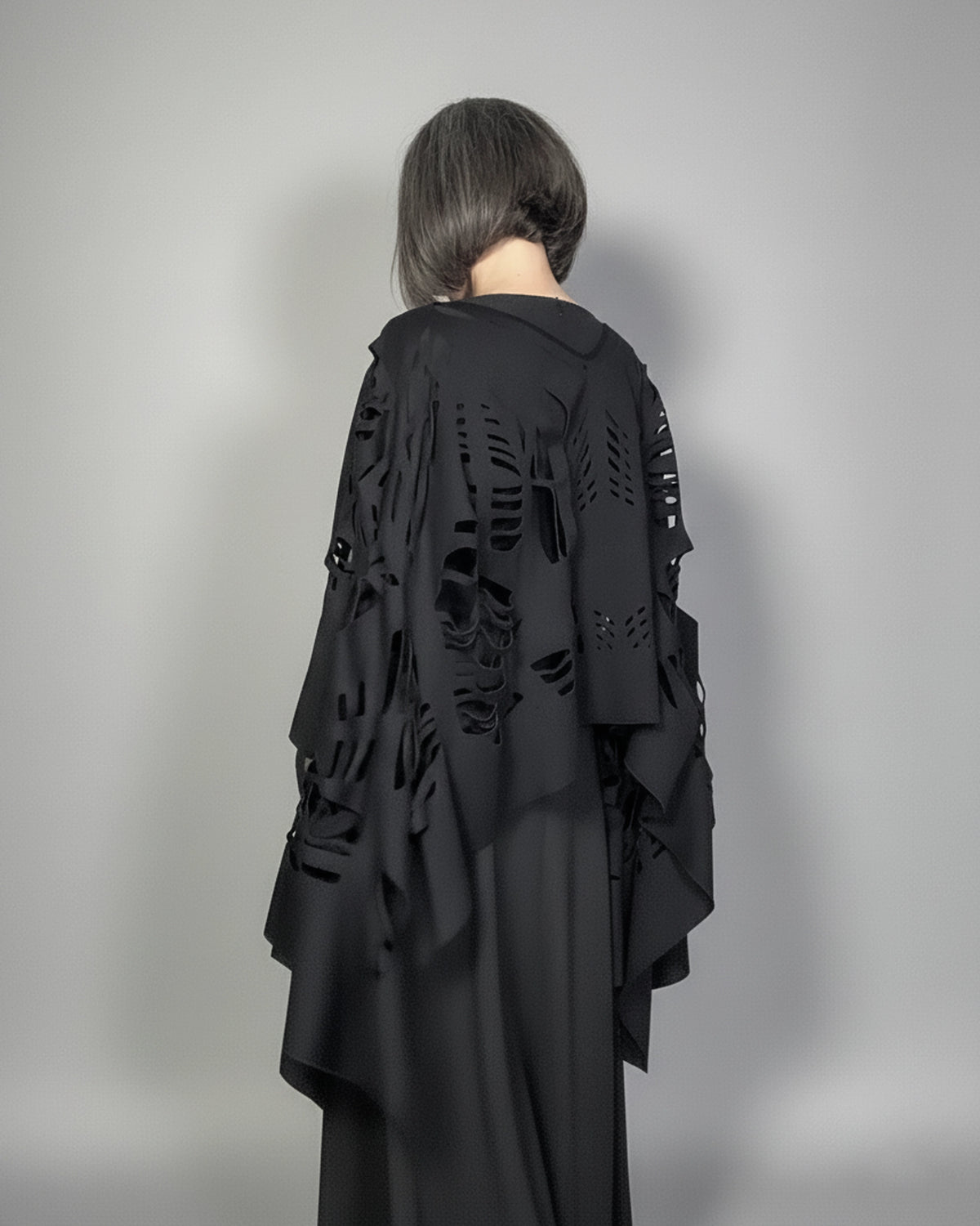 Burcu Aslan Tunic NODA OVERSIZE LAZER CUT TUNIC