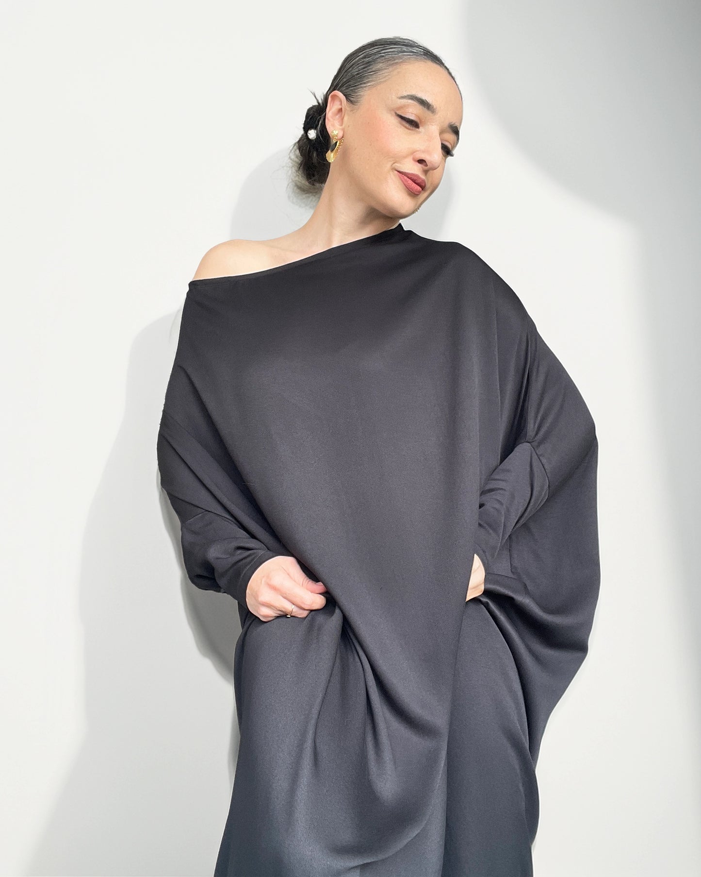 Burcu Aslan Dress NOKOTU OVERSIZE VISCOSE DRESS