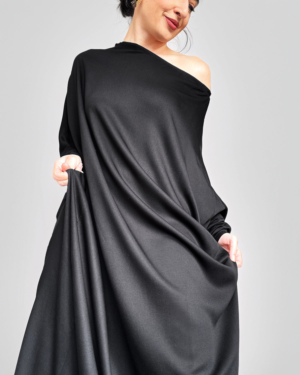 Burcu Aslan Dress NOKOTU OVERSIZE VISCOSE DRESS