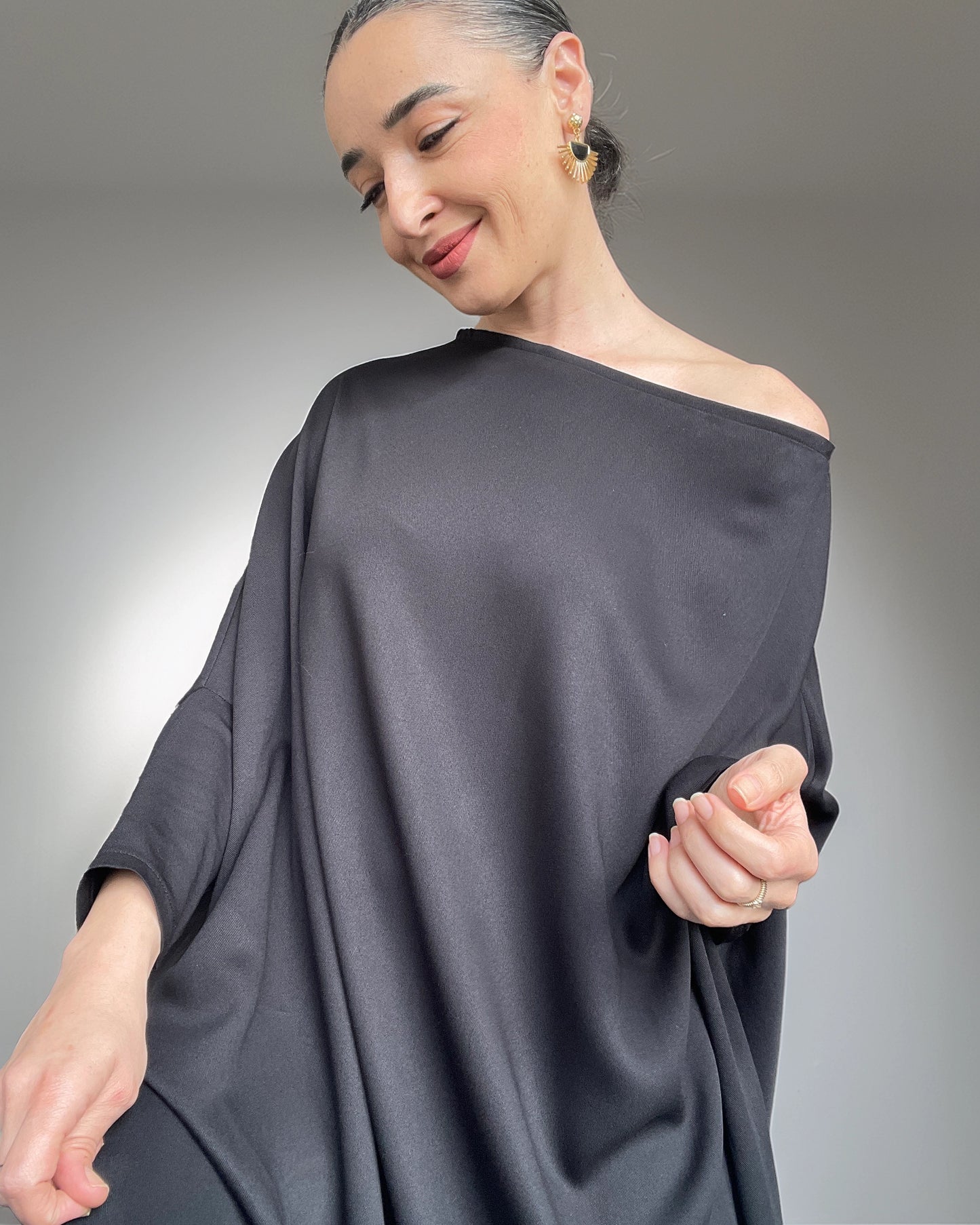 Burcu Aslan Dress NOKOTU OVERSIZE VISCOSE DRESS