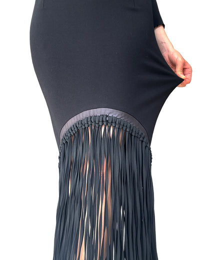 Burcu Aslan Skirt OPILO FRINGED SKIRT