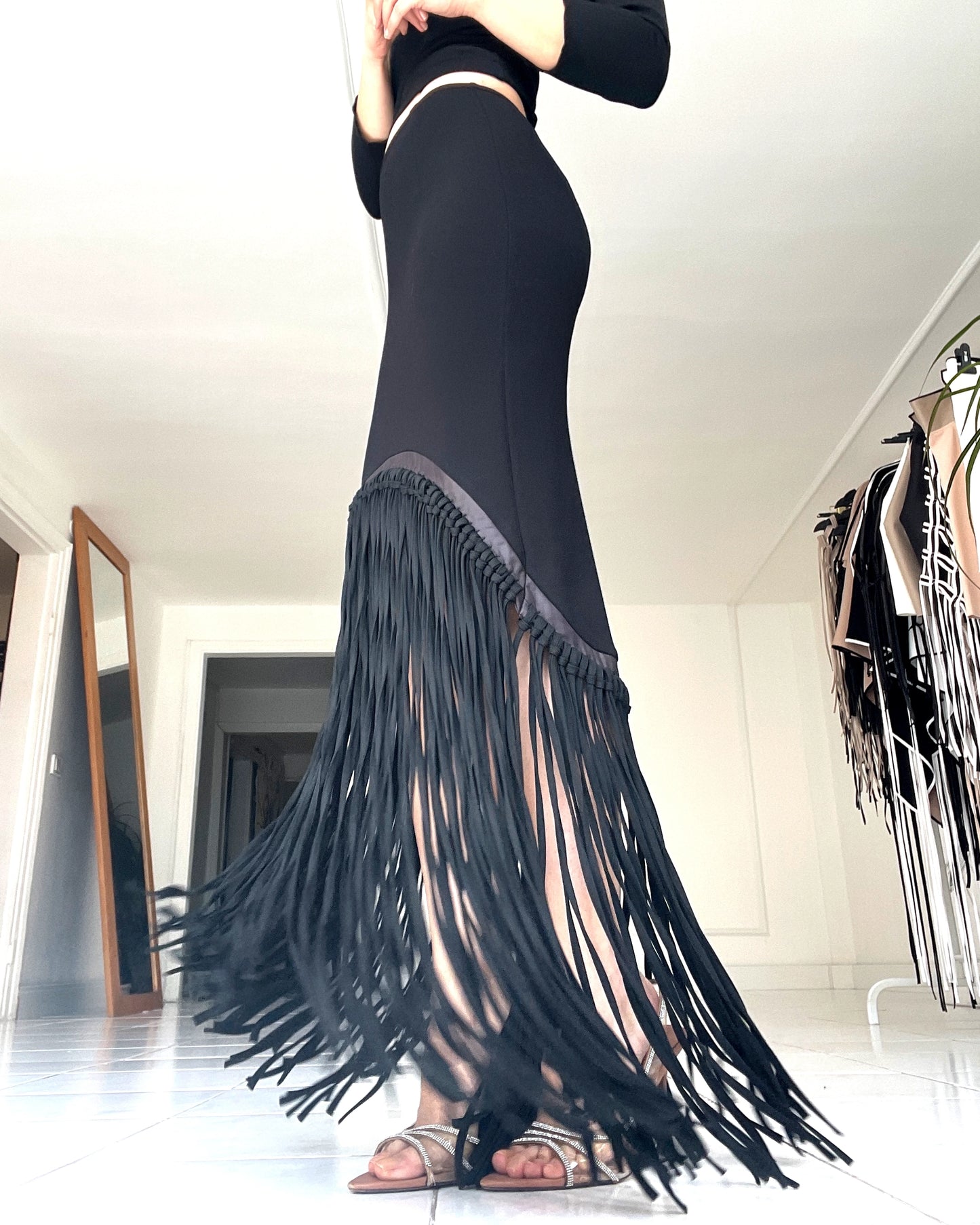 Burcu Aslan Skirt OPILO FRINGED SKIRT