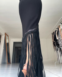 Burcu Aslan Skirt OPILO FRINGED SKIRT