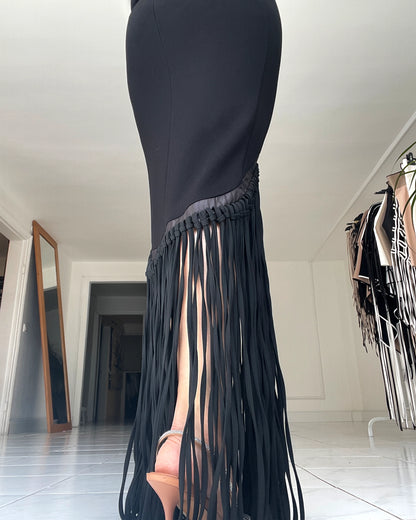 Burcu Aslan Skirt OPILO FRINGED SKIRT