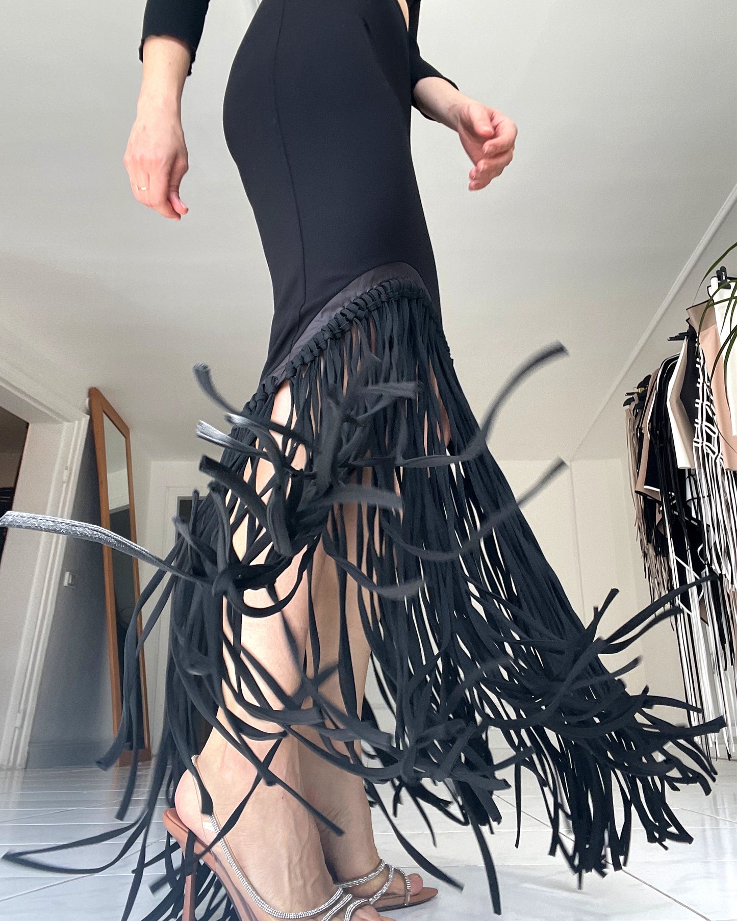 Burcu Aslan Skirt OPILO FRINGED SKIRT