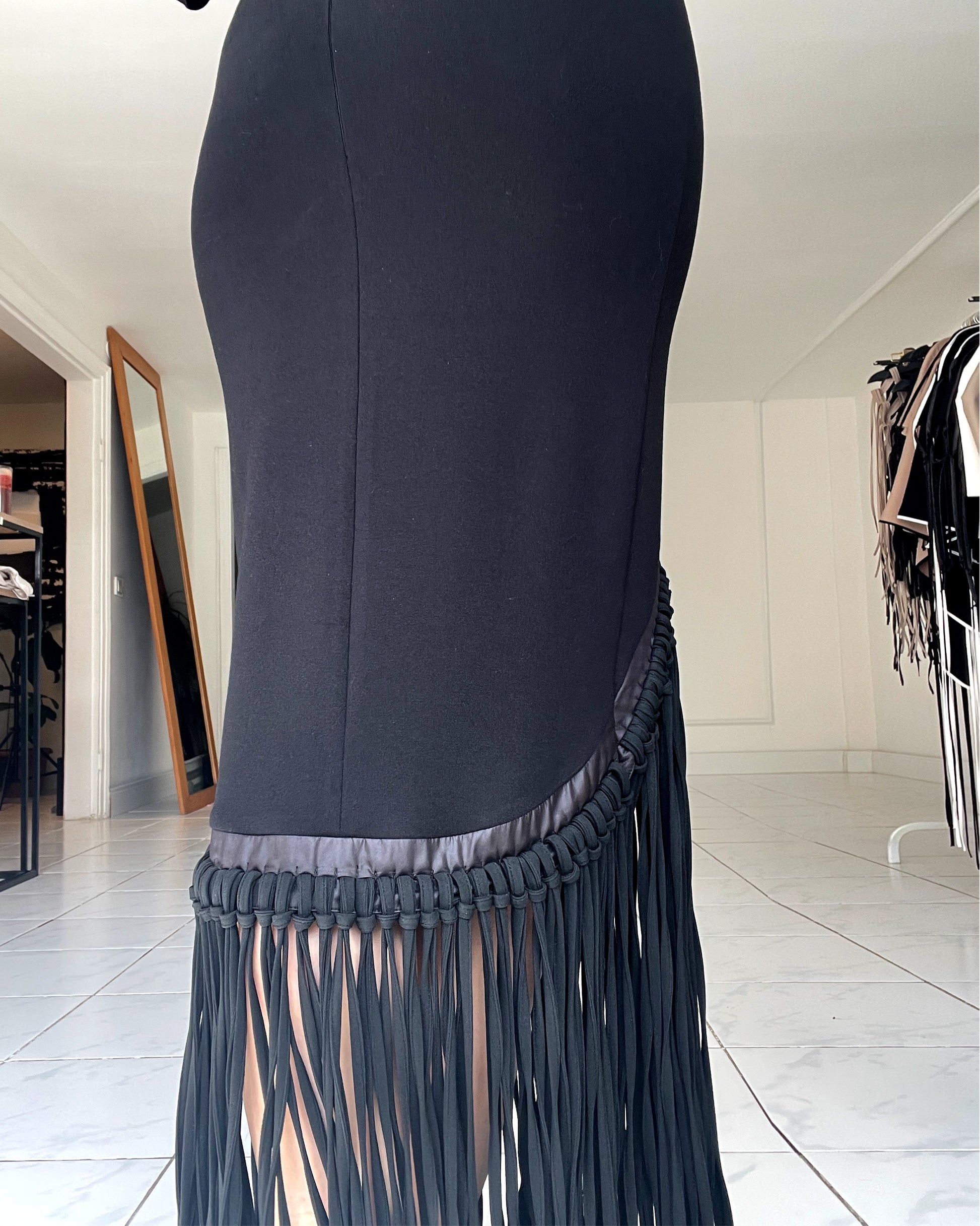 Burcu Aslan Skirt OPILO FRINGED SKIRT