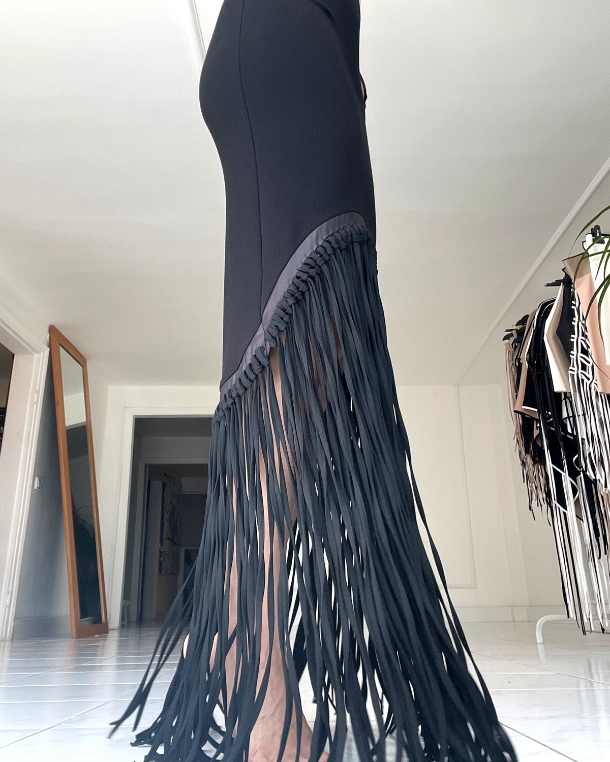 Burcu Aslan Skirt OPILO FRINGED SKIRT