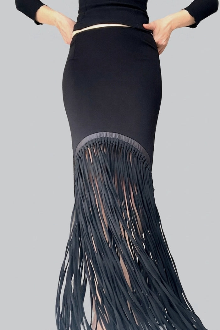 Burcu Aslan Skirt OPILO FRINGED SKIRT