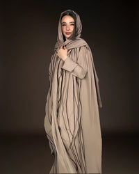 Burcu Aslan TOTAL OUTFIT OPYA TOTAL OUTFIT -DRESS & SHAWL (2 PIECES)