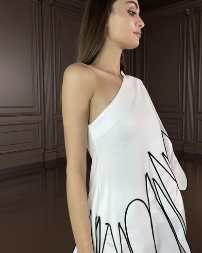 Burcu Aslan Dress PEKA LIMITED EDITION FLEXIBLE CLOAK-BLOUSE