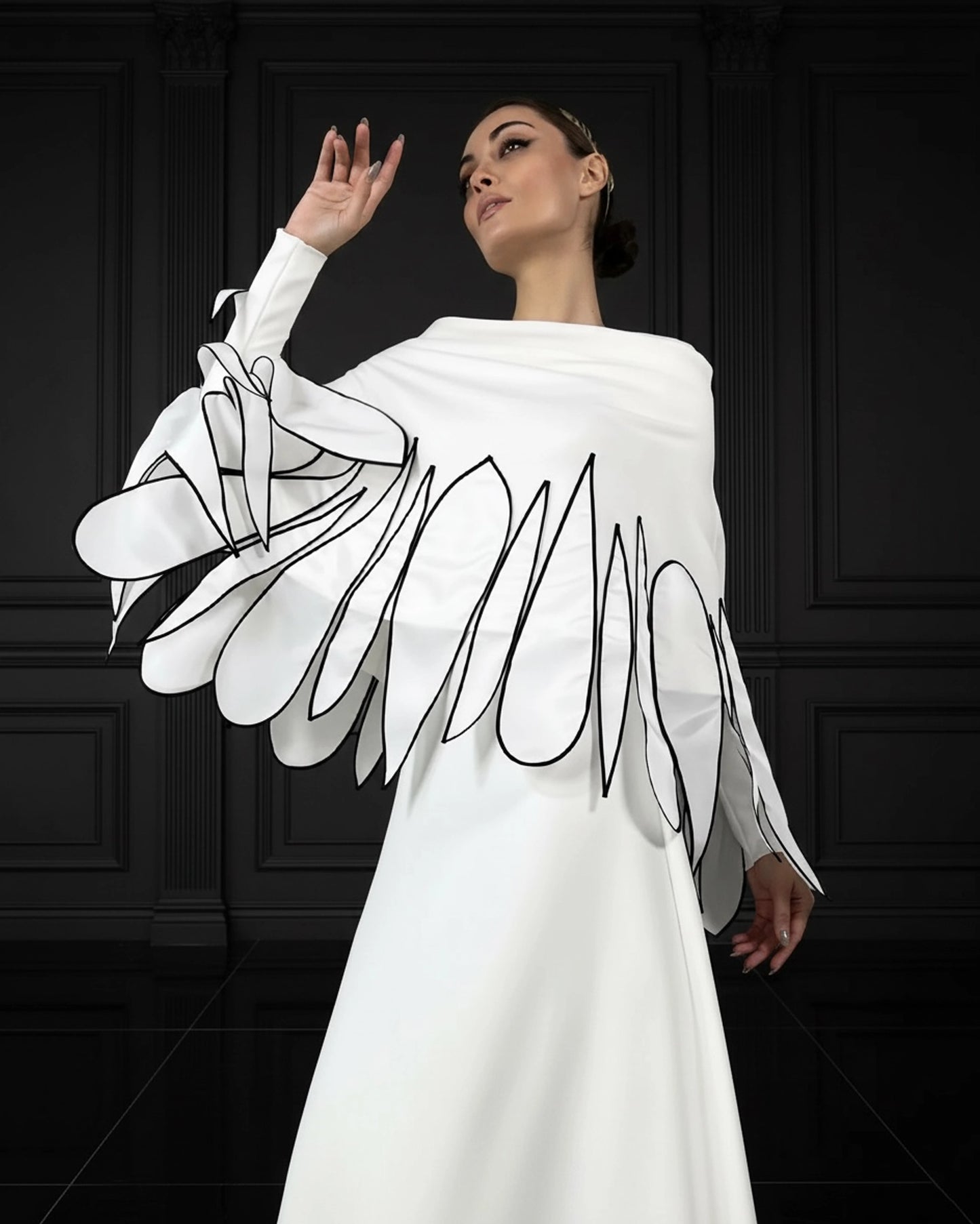 Burcu Aslan Dress PEKA LIMITED EDITION FLEXIBLE CLOAK-BLOUSE