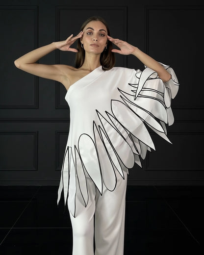 Burcu Aslan Dress PEKA LIMITED EDITION FLEXIBLE CLOAK-BLOUSE