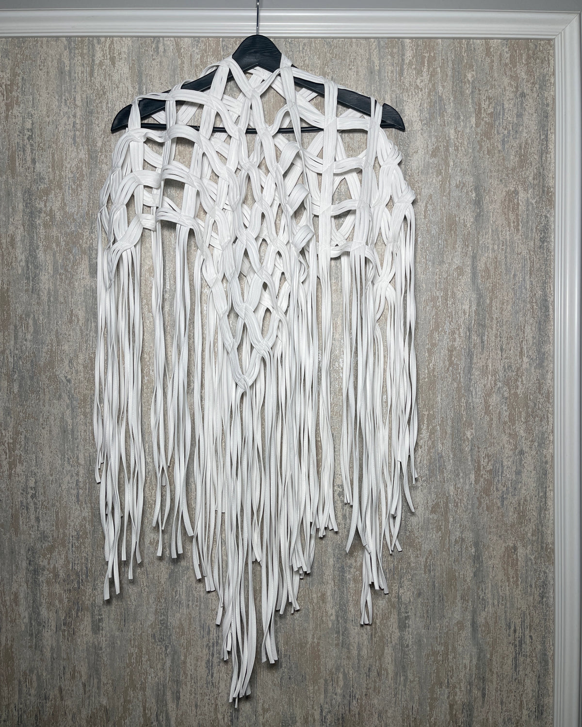 Burcu Aslan Shawl POLE FRINGED HANDMADE SHOLDER SHAWL/ ACCESSORIES/ NECKLACE