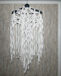 Burcu Aslan Shawl POLE FRINGED HANDMADE SHOLDER SHAWL/ ACCESSORIES/ NECKLACE