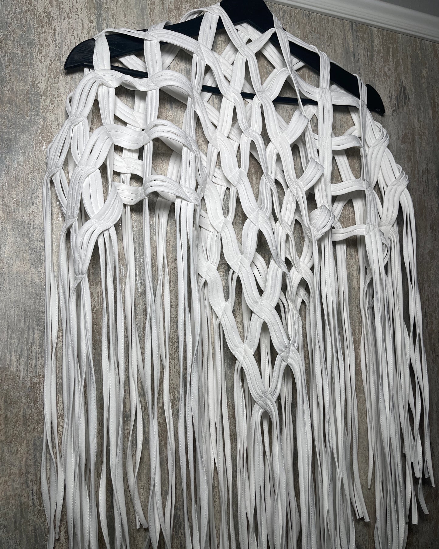 Burcu Aslan Shawl POLE FRINGED HANDMADE SHOLDER SHAWL/ ACCESSORIES/ NECKLACE