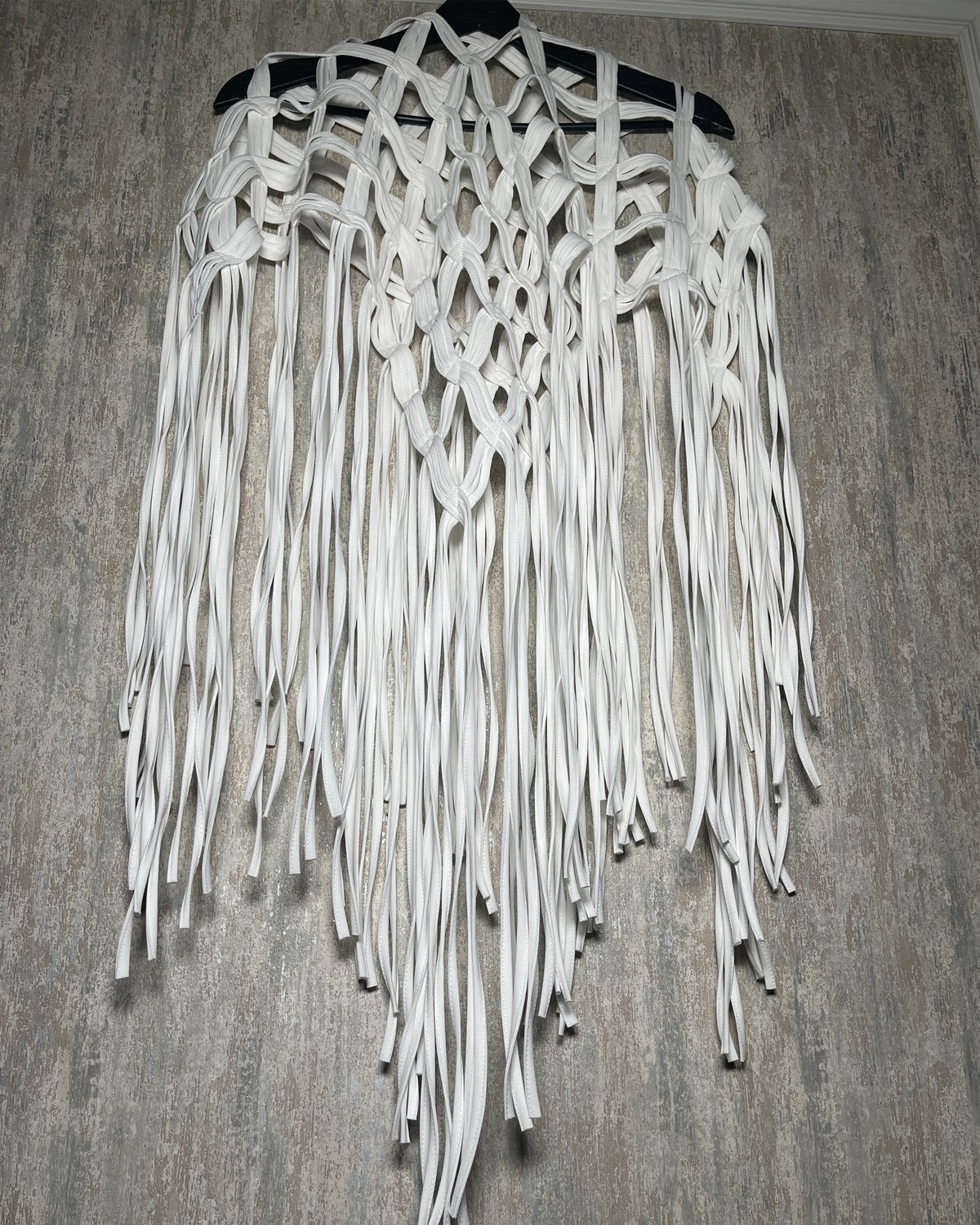 Burcu Aslan Shawl POLE FRINGED HANDMADE SHOLDER SHAWL/ ACCESSORIES/ NECKLACE