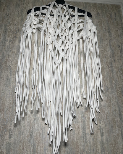 Burcu Aslan Shawl POLE FRINGED HANDMADE SHOLDER SHAWL/ ACCESSORIES/ NECKLACE