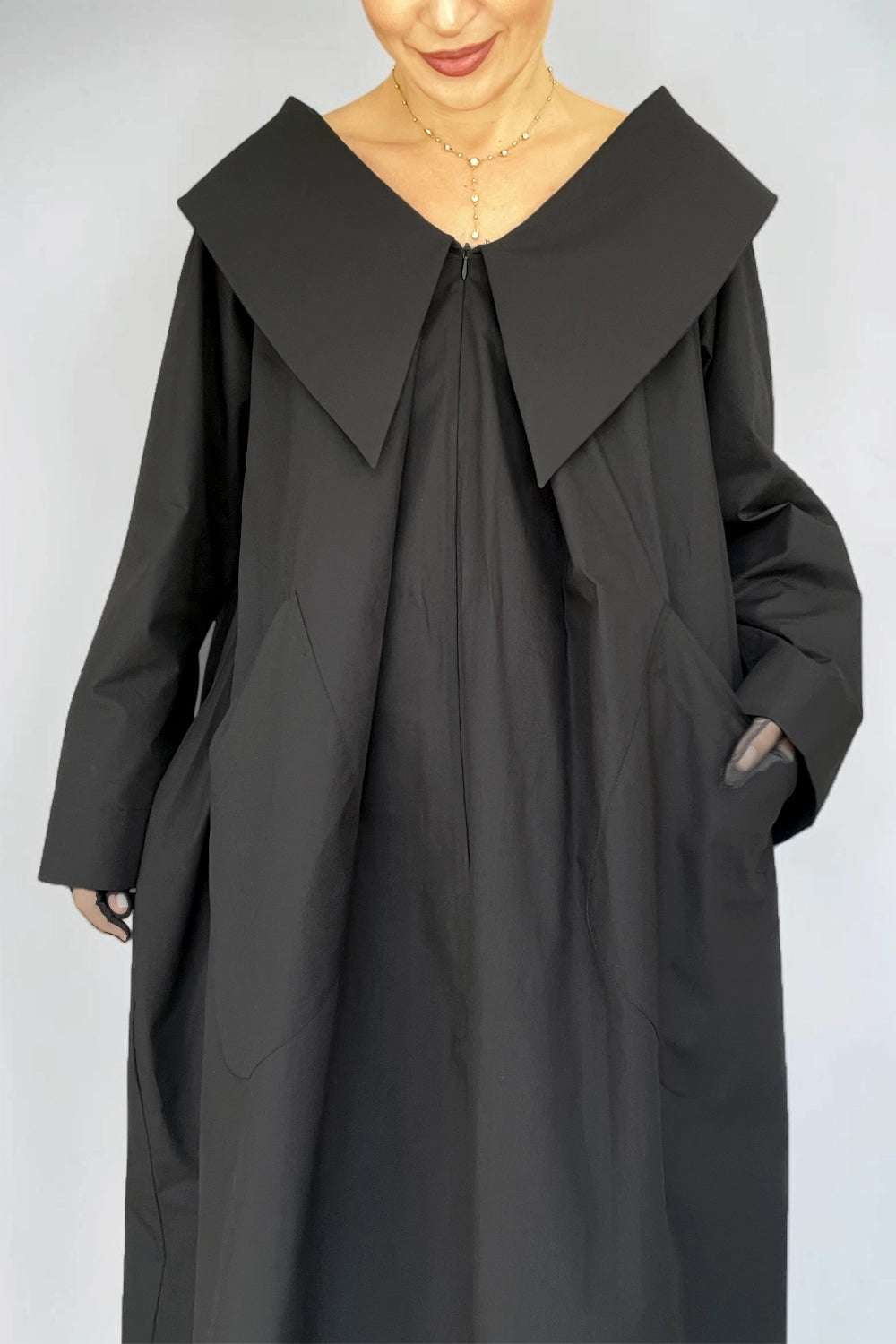 PORE OVERSIZED COTTON ABAYA / LONG DRESS