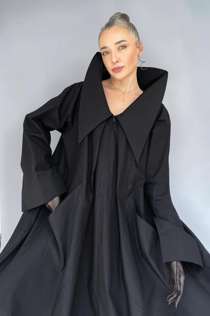 PORE OVERSIZED COTTON ABAYA / LONG DRESS