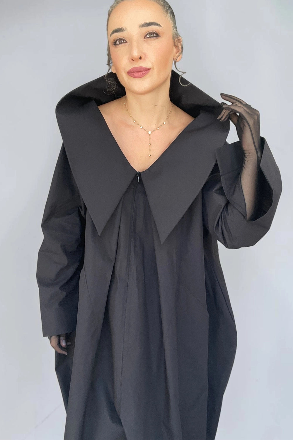 PORE OVERSIZED COTTON ABAYA / LONG DRESS