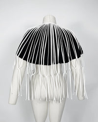 Burcu Aslan Accessory PULU FRINGED CAPE / CLOAK