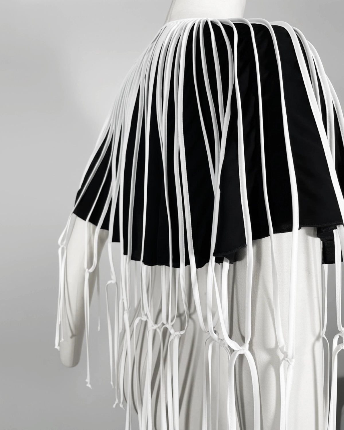 Burcu Aslan Accessory PULU FRINGED CAPE / CLOAK