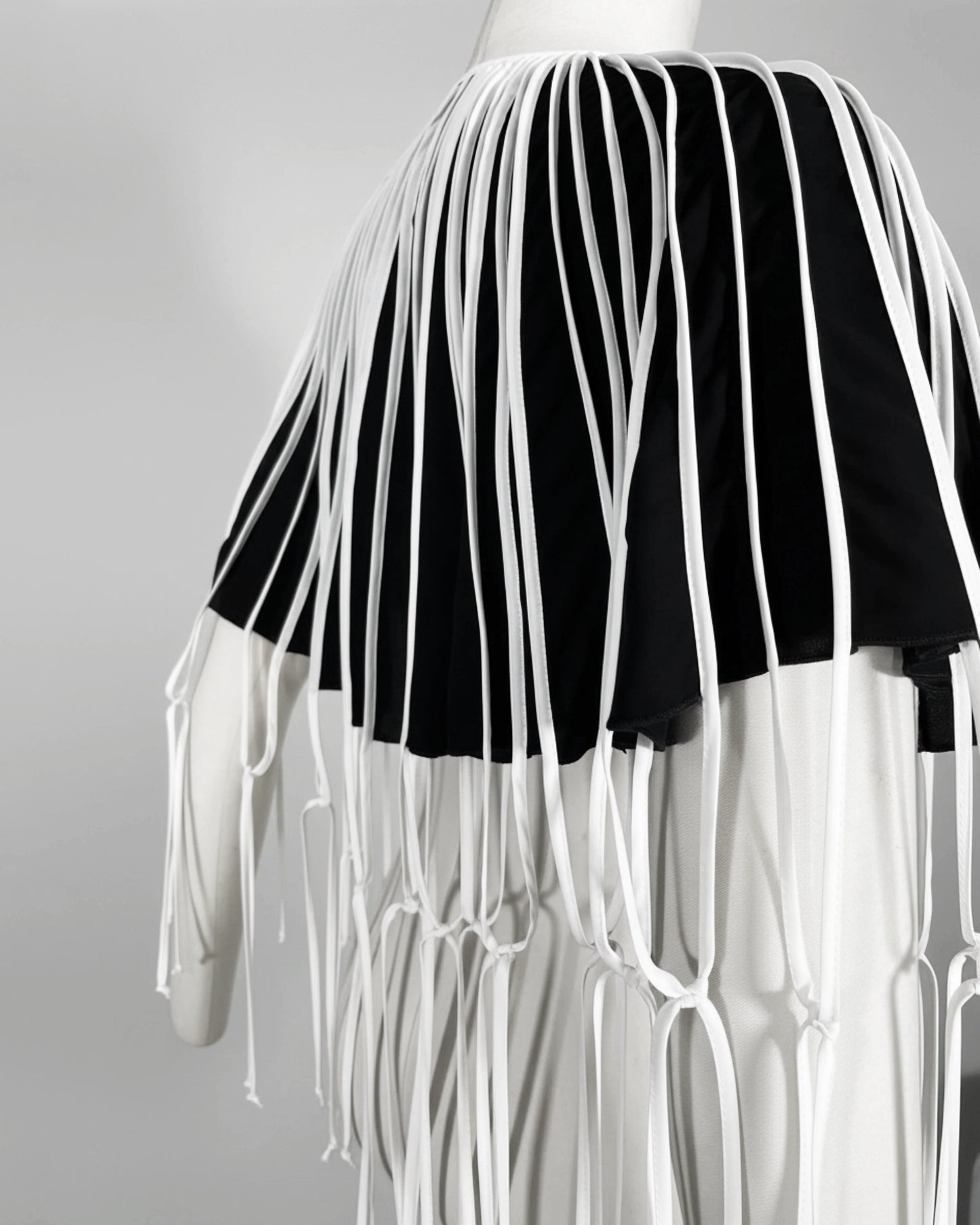 Burcu Aslan Accessory PULU FRINGED CAPE / CLOAK