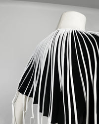 Burcu Aslan Accessory PULU FRINGED CAPE / CLOAK