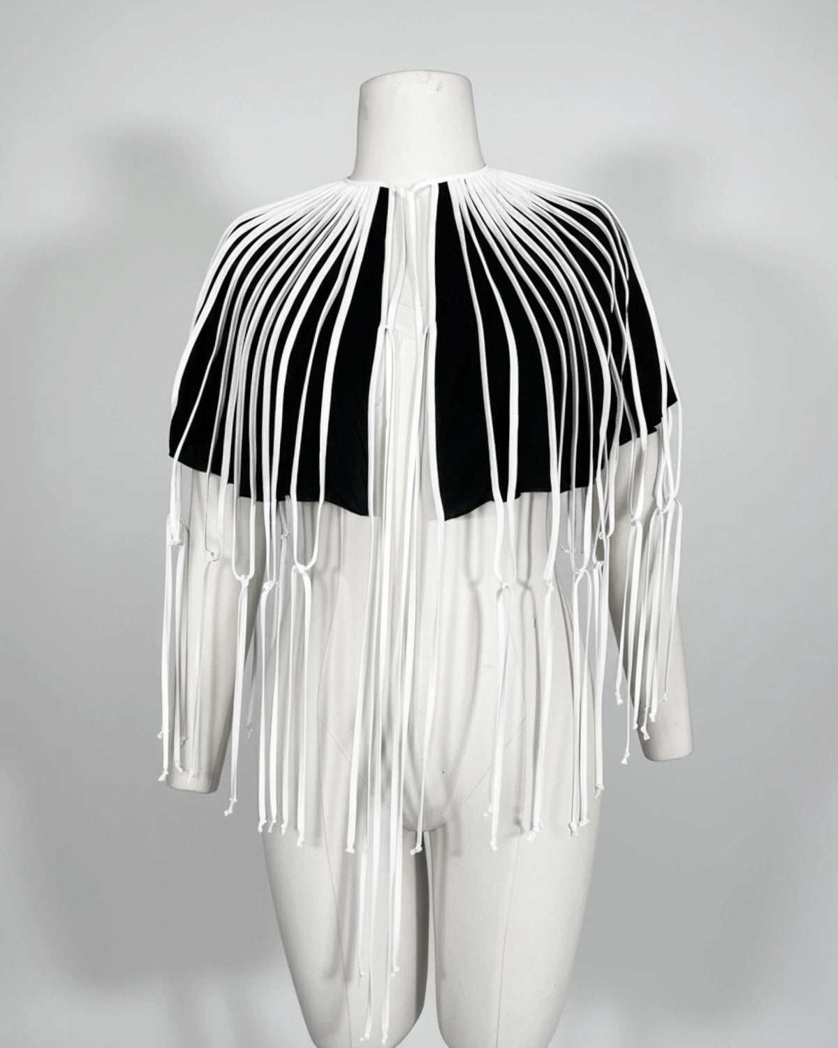 Burcu Aslan Accessory PULU FRINGED CAPE / CLOAK