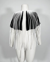 Burcu Aslan Accessory PULU FRINGED CAPE / CLOAK