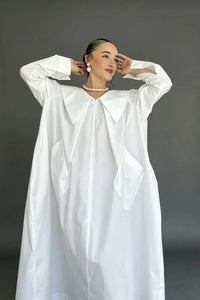RIVA OVERSIZED COTTON ABAYA / LONG DRESS