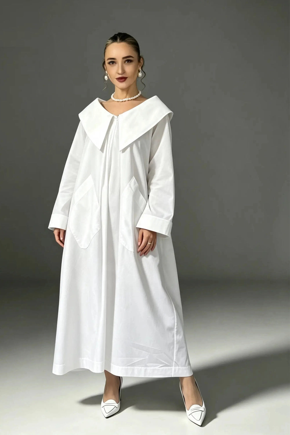 RIVA OVERSIZED COTTON ABAYA / LONG DRESS