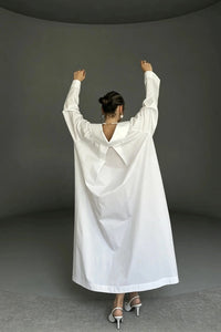 RIVA OVERSIZED COTTON ABAYA / LONG DRESS