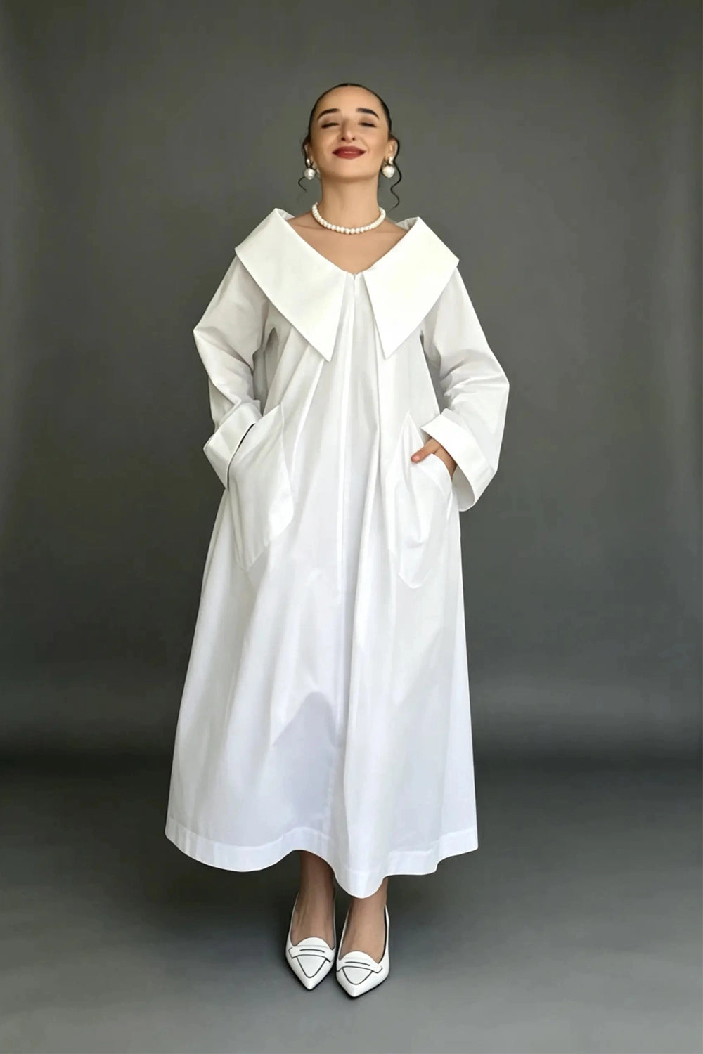 RIVA OVERSIZED COTTON ABAYA / LONG DRESS