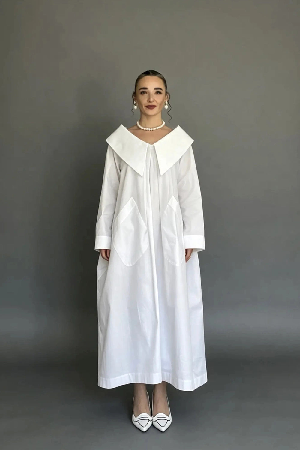 RIVA OVERSIZED COTTON ABAYA / LONG DRESS