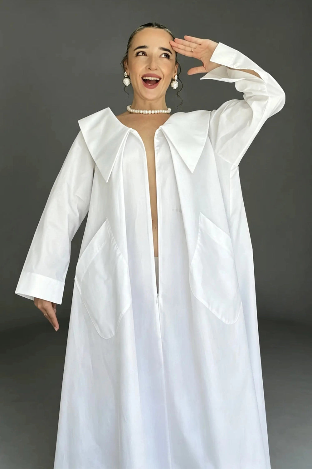 RIVA OVERSIZED COTTON ABAYA / LONG DRESS