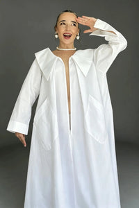RIVA OVERSIZED COTTON ABAYA / LONG DRESS