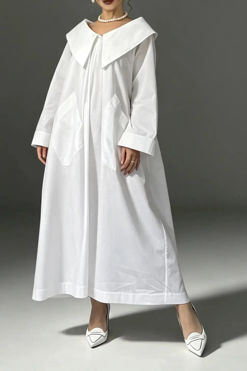 RIVA OVERSIZED COTTON ABAYA / LONG DRESS