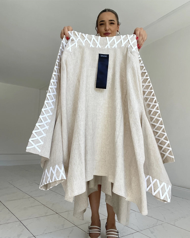 Burcu Aslan TOTAL OUTFIT SAL 2 PIECES LINEN LOOK