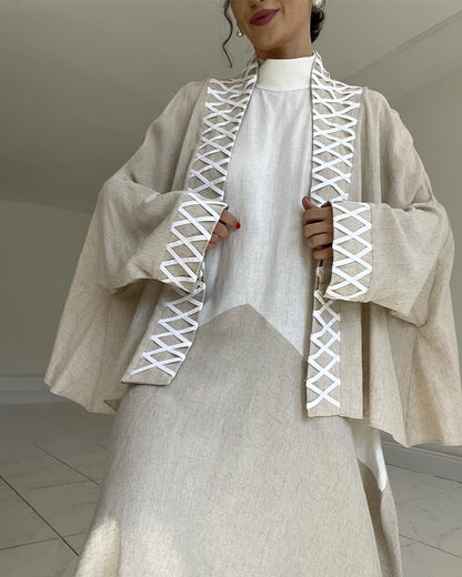 Burcu Aslan TOTAL OUTFIT SAL 2 PIECES LINEN LOOK