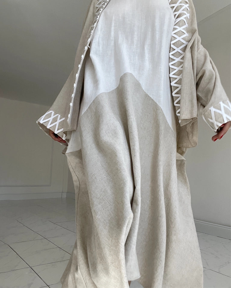 Burcu Aslan TOTAL OUTFIT SAL 2 PIECES LINEN LOOK