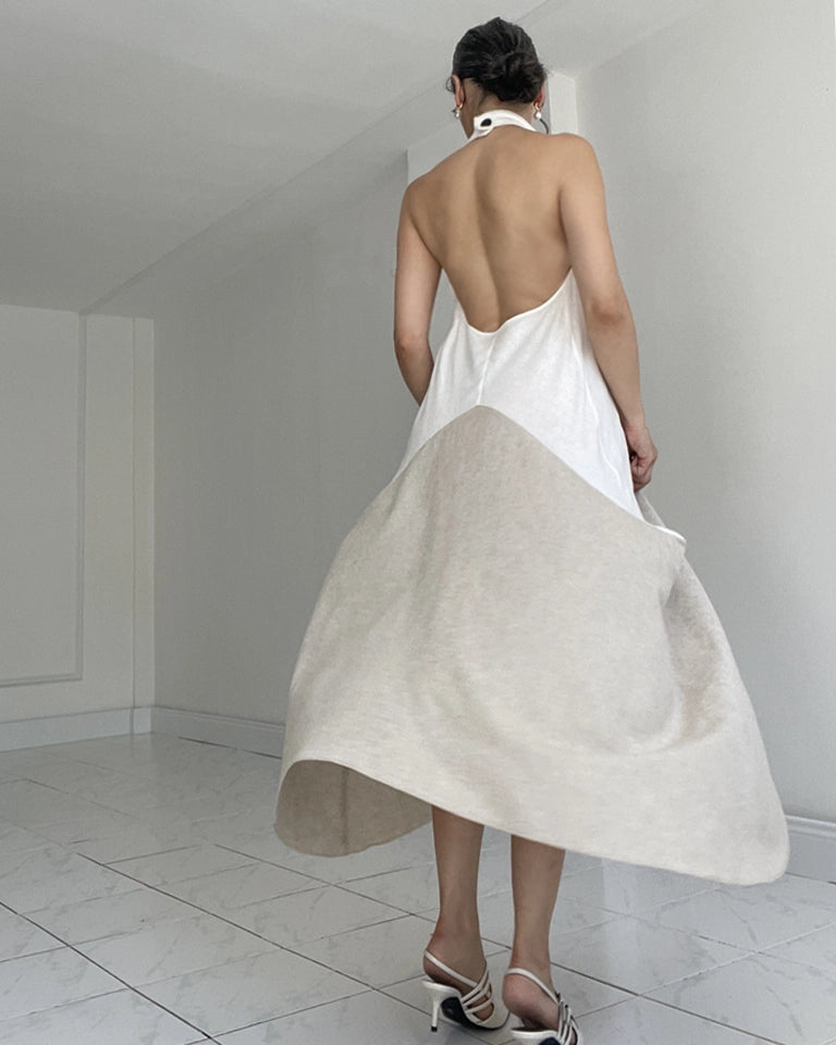 Burcu Aslan Dress SALIRO LINEN DRESS